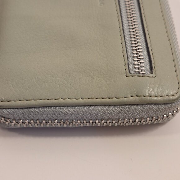 Aimee Kestenberg Zip-Around Leather Wallet – Sage 4.	Price (CAD) - Picture 7 of 7